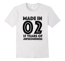 15th Birthday Shirt Gift Age 15 Year Old Boy Girl Tshirt Tee
