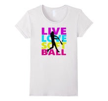 Live Love Softball Tshirt Girls Women Gift Idea