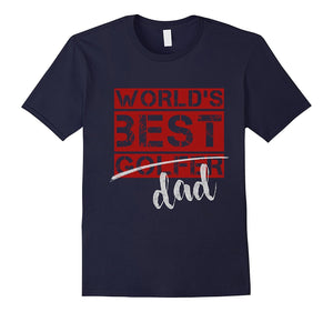 "World's Best Golfer Dad" Father's Day Golf T-Shirt - Dark