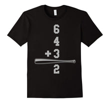 6 4 3 2 BASEBALL Shirt Funny Baseball Math Tshirt Clothing