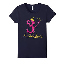 3rd Birthday Girl Fabulous Princess Shirt