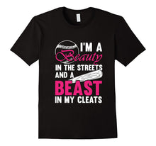 Softball T-Shirt Abeast in My Cleats Quote Gift
