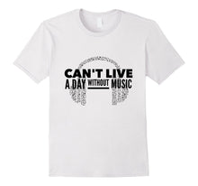 Girl Gift Tees Music Lover Headphone Earbud Beat Type Tee