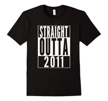 STRAIGHT OUTTA 2011 6th Birthday Fun Cool T-Shirt Gift