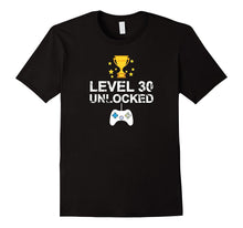 30th Birthday Level 30 Unlocked Funny T-Shirt Gift Father