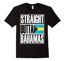 Straight Outta Bahamas Funny Gift Flag T-Shirt