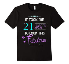 21st Birthday Gift Shirt Fabulous 21 Year Old Tshirt