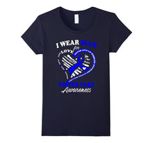 Foster Care Awareness T Shirt - I Wear Blue for My Hero