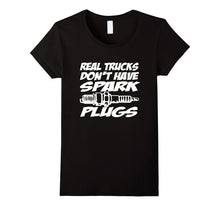 Real Trucks Don't Have Spark Plugs, Funny 4x4 Racing T-Shirt