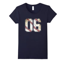 #06 Baseball Jersey Number 06 Retro Vintage T-Shirt