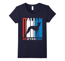 Retro RWnB Italian Greyhound Silhouette T-Shirt