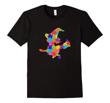 Halloween Autism Witch T-Shirt for Autism Awareness