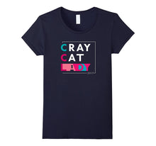 Cray Cat Lady 2017 Funny National Cat Day Graphic Tshirt Tee