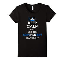 Cool Shirts for Men/Boys. Keep Calm Scottish Guy. Great Gift