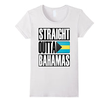 Straight Outta Bahamas Funny Gift Flag T-Shirt