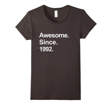 Awesome Since 1992 Shirt Cool 25th Birthday Gifts TShirt