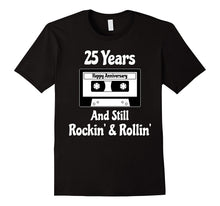 25th Wedding Anniversary Gift 25 Years T-Shirt Cassette Tape