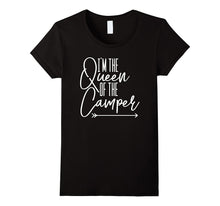 Funny Camping T-Shirt 'I'm the Queen of the Camper'