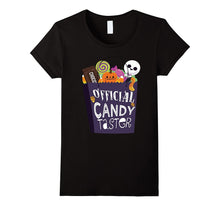 Official Candy Taster Halloween Shirt for Parents Mom Dad