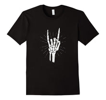 Rock Skeleton Hand White T-Shirt Mens & Womens