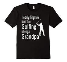 Funny Golf Shirt for Grandpa Novelty Father's Day Gift Tee