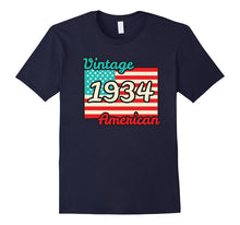 1934 Birthday Vintage American Flag Patriotic Shirt
