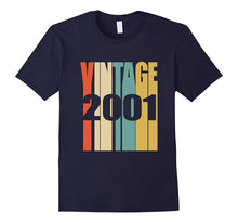 Retro Vintage 2001 T-Shirt 16 Yrs Old Bday 16th Birthday Tee