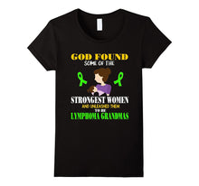 Strongest Women Are Lymphoma Grandmas Awareness T Shirt