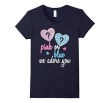 Pink or Blue We Love Adore You Tee T Shirt for Gender Reveal