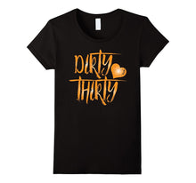 30th Birthday Shirt Gift Gold Girly Hashtag Thirty 30 Bestie