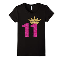 11th Birthday Girl Pink Princess T-Shirt