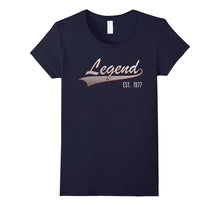 40th Birthday Gift Shirt Legend Est. 1977 40 Year Old Tshirt