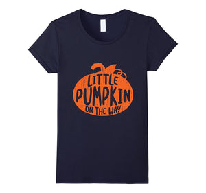 'Little Pumpkin on the Way ' Maternity Halloween Gift Shirt