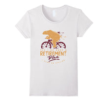 Retirement Plan Funny Bear Cycling Humor Graphic T-Shirt