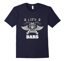 Biker Life Behind Bars - Vintage Motorcycle T Shirt