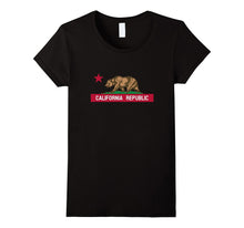 California Republic State Flag T-Shirt Cali Life I Love CA