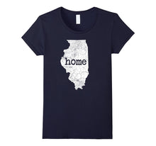 Distressed Illinois Home Shirt Illinois Shirt