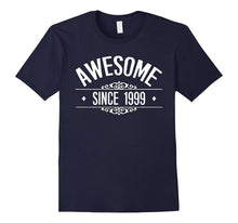 18th Birthday Gift Shirt Awesome Since 1999 18 Year Old Tee