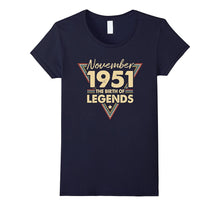 November 1951 the Birth of Legends , 66 Years Old T-Shirt