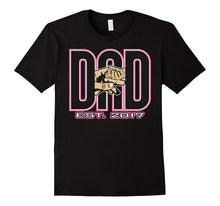 Mens New Dad Established 2017 Baby Girl Parenthood T-Shirt