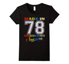 39th Birthday Shirt Made in 1978 39 Year Old Vintage Awesome