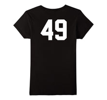 49 Sports Jersey Number on Back T-Shirt for Team Fan Player