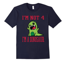 I'm Not 4 I'm a Dinosaur Kids Birthday Gift T-Shirt