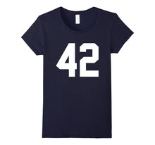 #42 Team Sports Jersey Number Front & Back Player / Fan Tee
