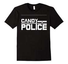 Candy Police Mom or Dad Halloween Costume Funny Tee