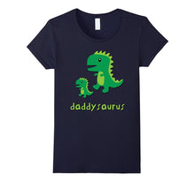 Daddysaurus Shirt Cute Dinosaur Dad Fathers Day Gift Kid Son