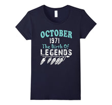 46 Year Old Shirt. Gift for Birthday October 1971 Shirt