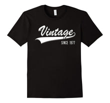 40th Birthday Gift Shirt Vintage Since 1977 40 Years Old T