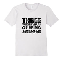 3rd Birthday Shirt Gift Age 3 Three Year Old Boy Girl Tshirt