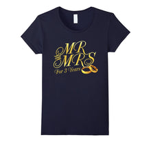 3rd Wedding Anniversary T-Shirt MR&MRS Gifts for Couples